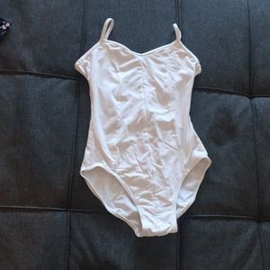 White Cotton Natalie Leotard